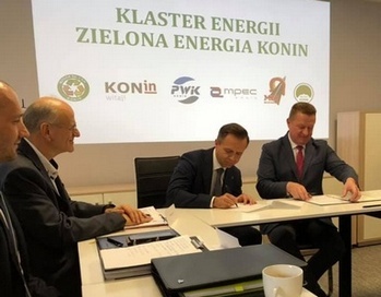 zdjęcie z posiedzenia Klastra Energii Zielona Energia - Konin